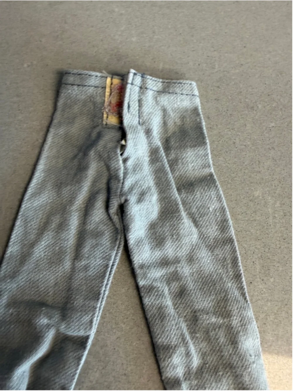 Original Tagged Barbie Doll Slacks Gray Vintage Mattel Mod Era Barbie Clothing